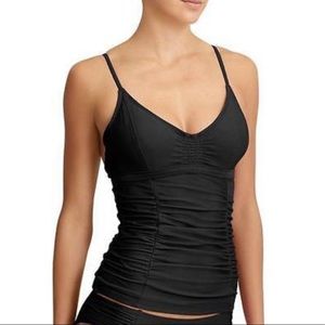 NWOT Athleta Smocked Black Tankini
